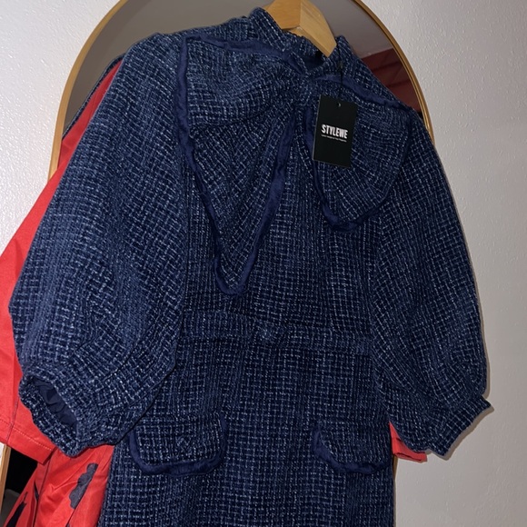 stylewe elegant crew neck bow dress - Picture 6 of 9